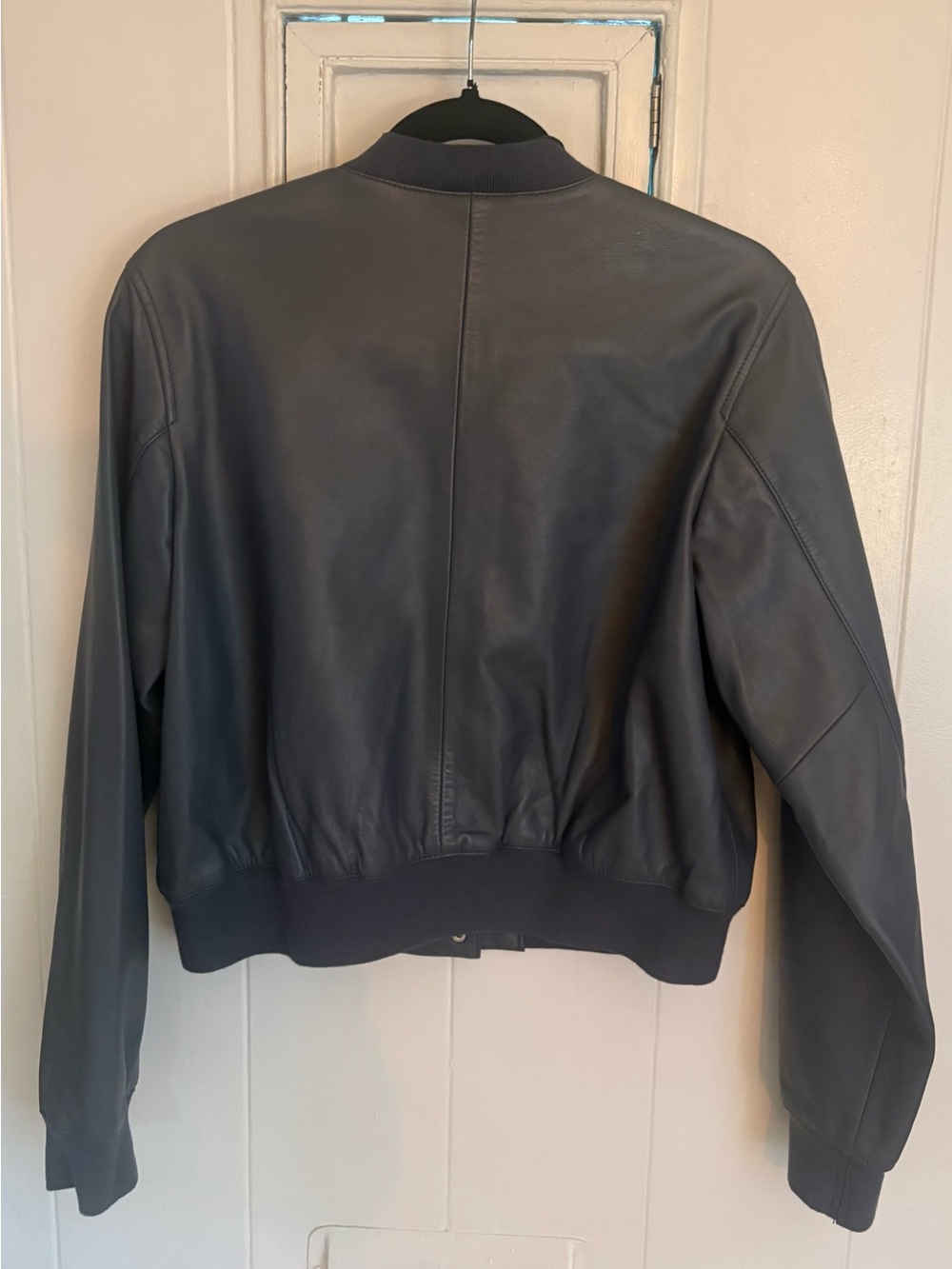 🔥NWT🔥 ALL SAINTS Riley Leather Bomber Jacket - Picture 5 of 7